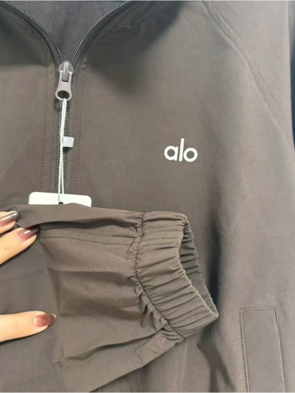 New Zip-Up Hoodie with Logo